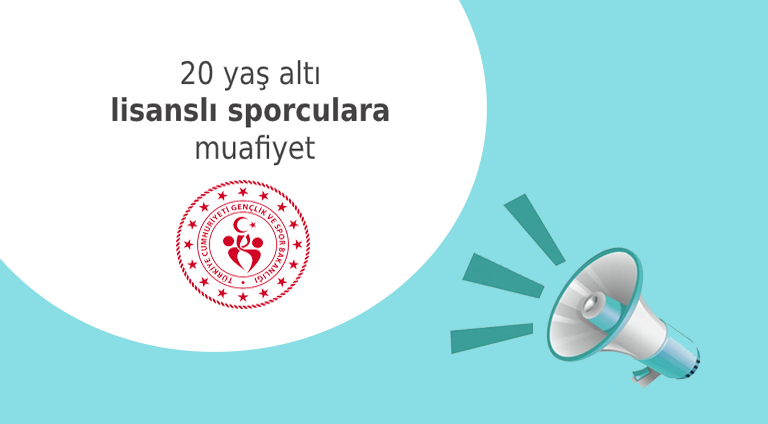 LİSANSLI SPORCULARA 20 YAŞ ALTINA ÖZEL İZİN....